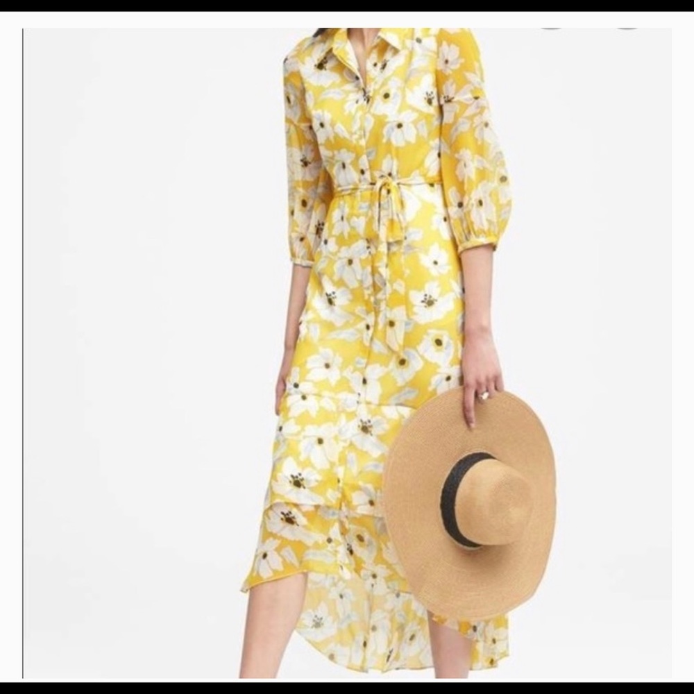 Beautiful Yellow shirt dress